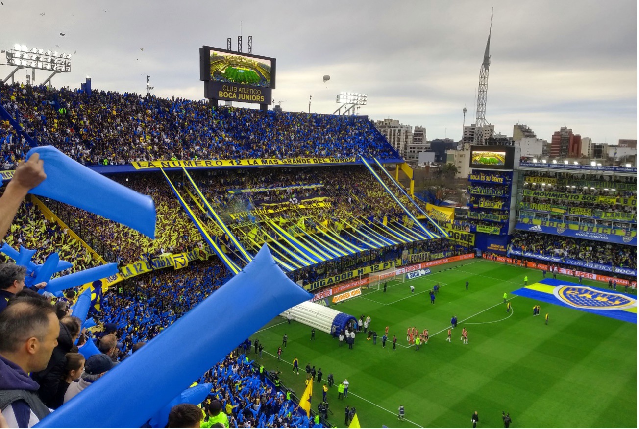 Imagen actual del estadio Alberto José Armando, popularmente conocido como la Bombonera. (Fotografía: Diego Ariel Estevez)
