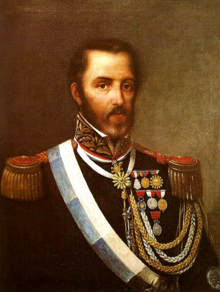 Retrato del líder unitario Juan Gallo de Lavalle, realizado a fines del siglo XIX.