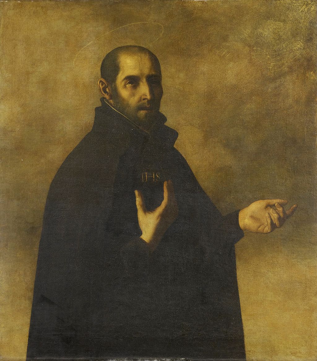 San Ignacio de Loyola, pintura de Francisco Zurbarán.