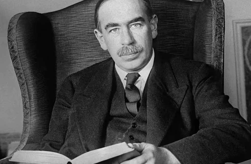 Fotografía de John Maynard Keynes, impulsor del keynesianismo. Autor desconocido.