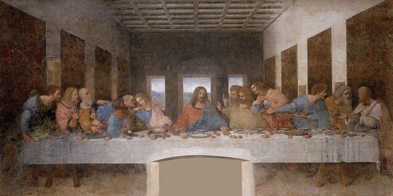 La última cena, de Leonardo da Vinci.