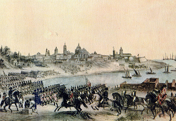 Ataque de los ingleses a Buenos Aires, 1807. Madrid Martínez.