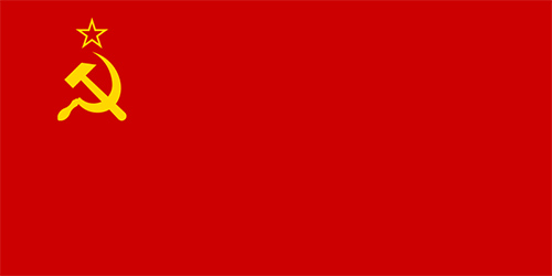 Bandera adoptada por la Unión Soviética.