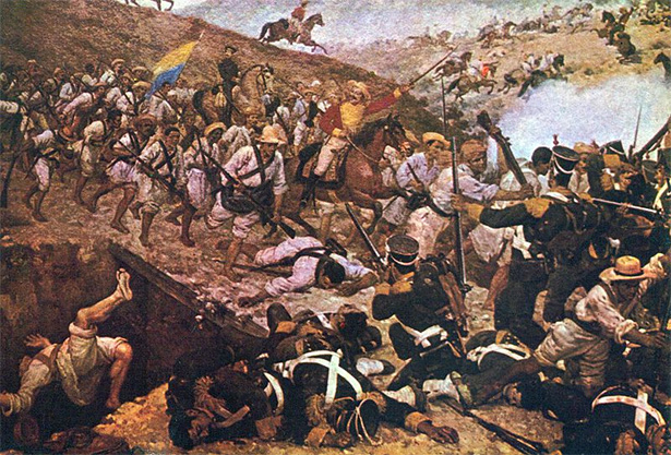 La batalla de Boyacá (1890), pintura al óleo realizada en París por el artista venezolano Martín Tovar y Tovar.