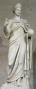 Imagen de la diosa Juno