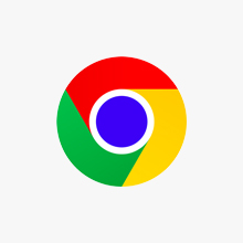 Imagen del isotipo de Google Chrome.