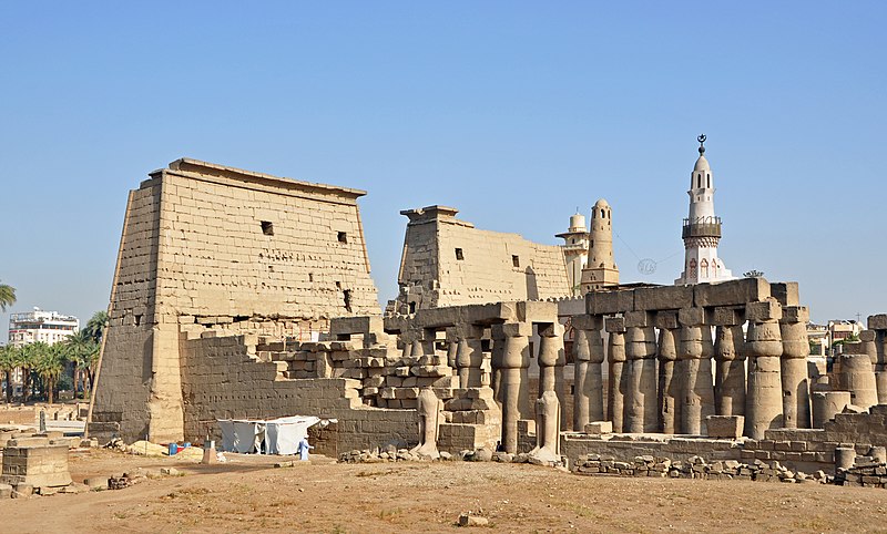 Templo de Luxor en Tebas.