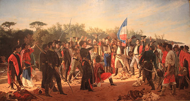 El juramento de los 33 orientales, pintura realizada por el artista uruguayo Juan Manuel Blanes en 1878.