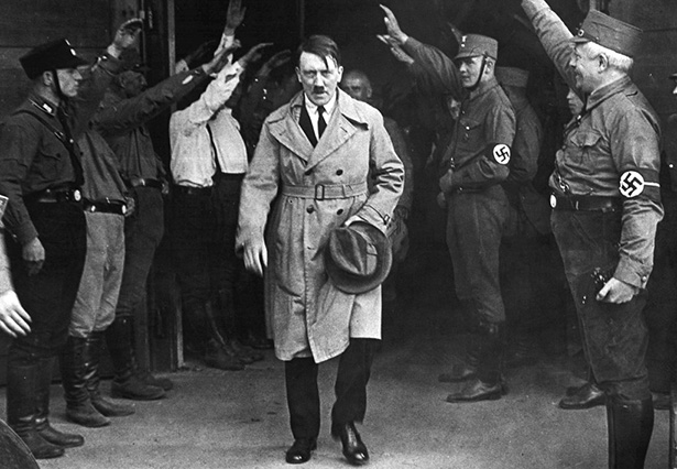 Fotografía de Adolf Hitler, líder del nazismo.