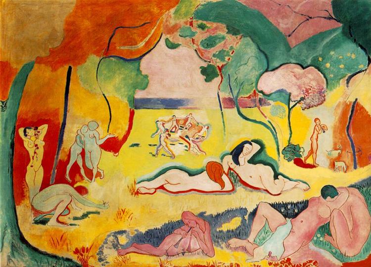 Pintura "Joie de vivre" de Henri Matisse.