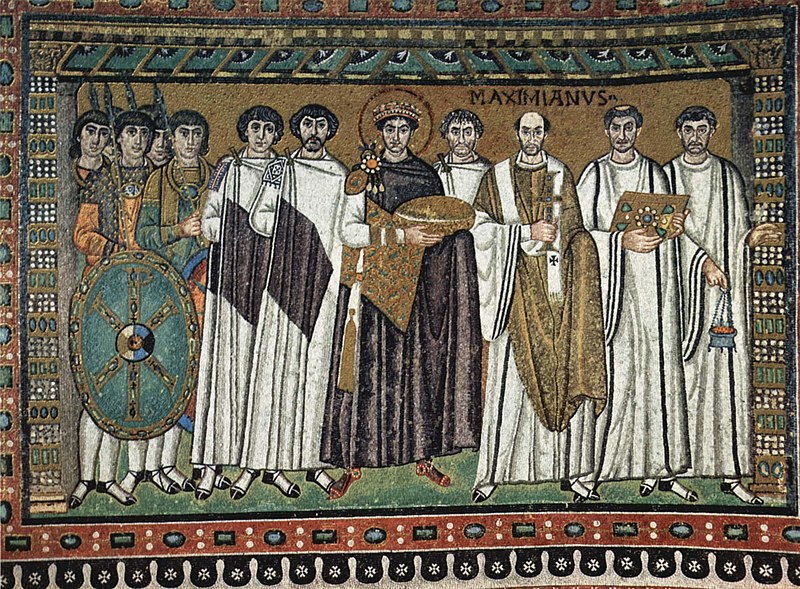Los mosaicos de la iglesia de San Vital, en Rávena, Italia.