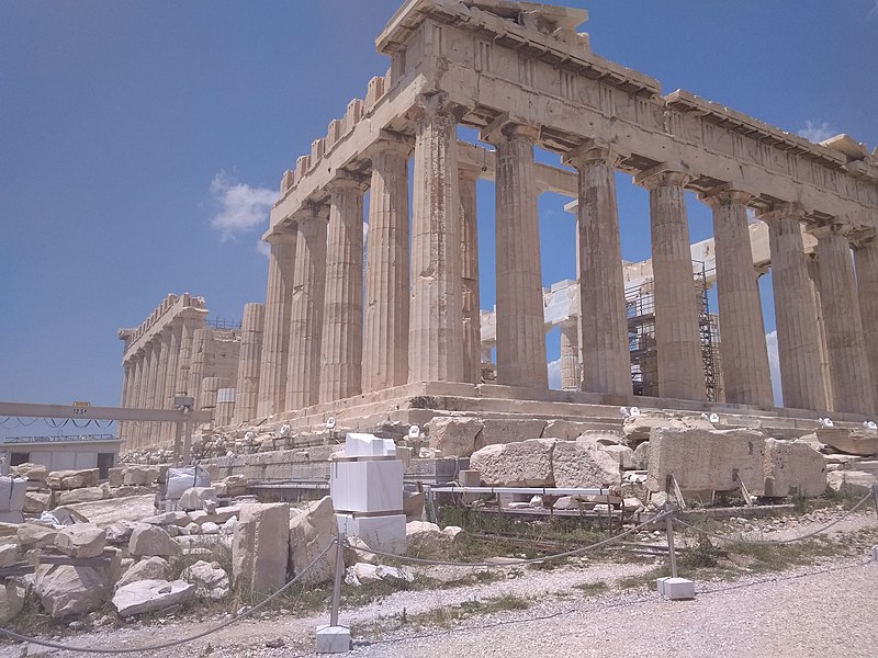 Partenón, templo ateniense dedicado a la diosa Atenea.