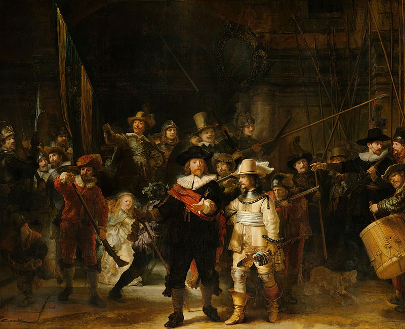 Ronda nocturna (1642), pintura de Rembrandt.