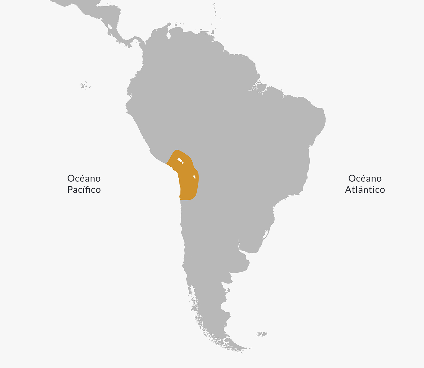 Ubicación en el mapa de la Civilización Tiahuanaco.