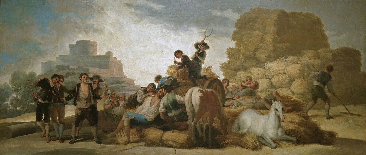 La era (1786-87), obra del pintor español Francisco de Goya. El reformismo borbónico, inspirado por las ideas de la fisiocracia, impulsó el desarrollo de la agricultura, aunque sin mucho éxito.