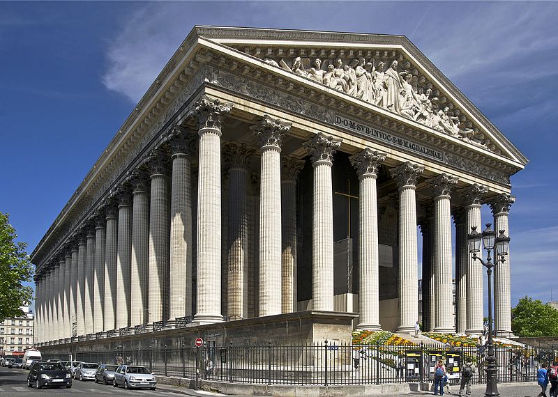 Iglesia de la Madeleine, París, 1763-1842.