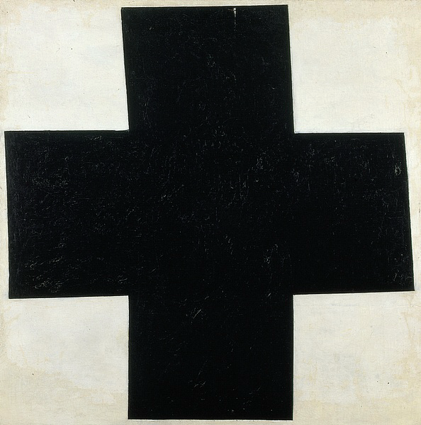 Kazimir Malévich, Cruz negra, 1915. Centro Pompidou, París, Francia.