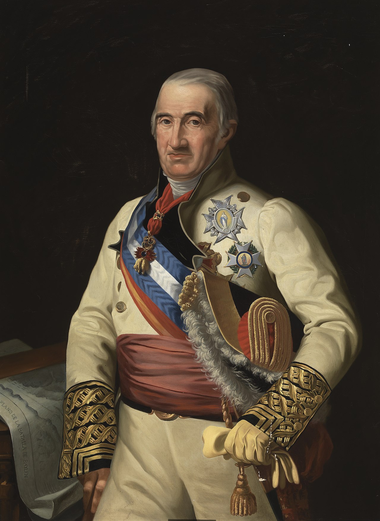 Retrato del general Francisco Javier Castaños, realizado por el pintor y grabador español José María Galván y Candela en 1850. 