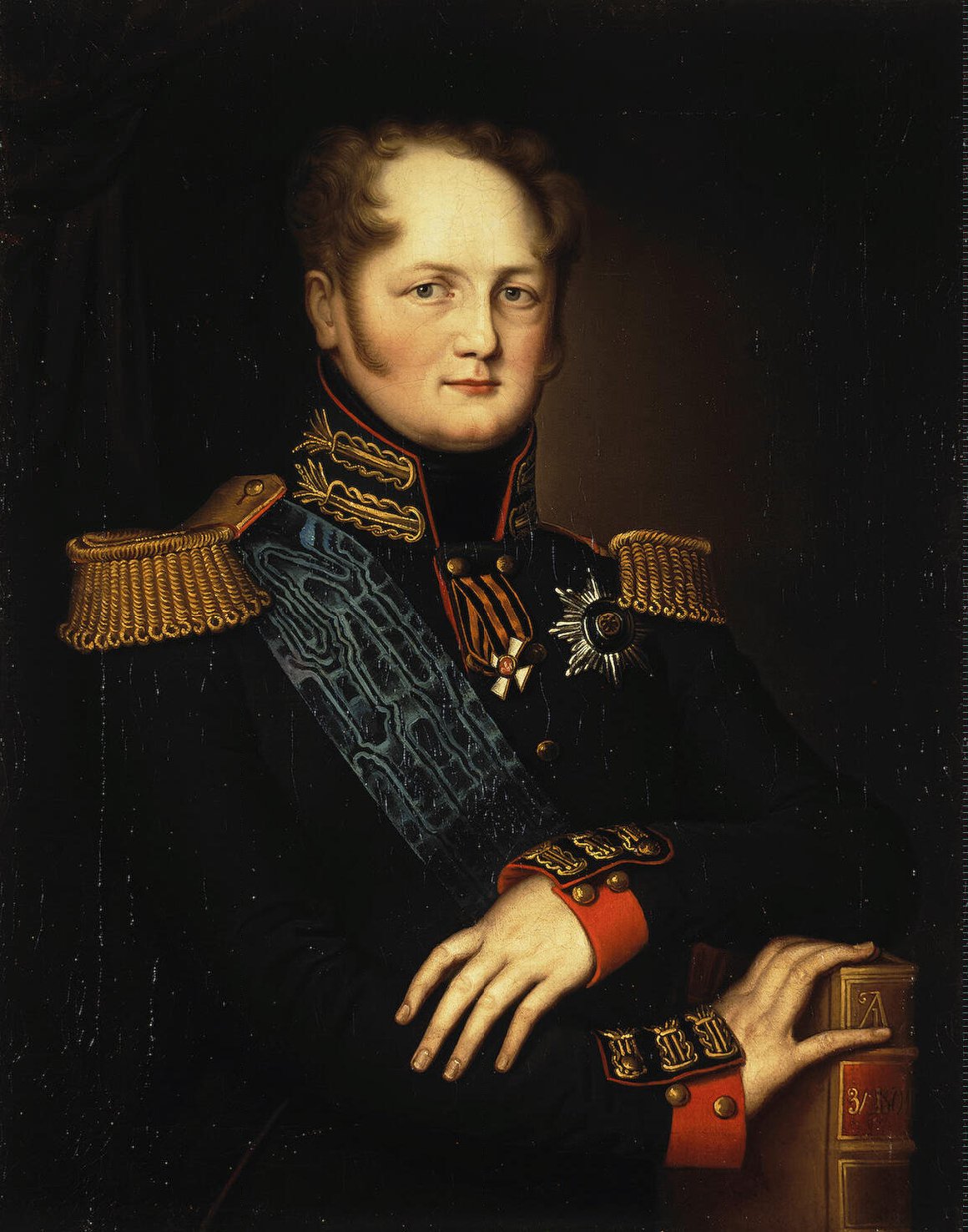 Retrato del zar Alejandro I de Rusia (1801-1825), el promotor de la formación de la Santa Alianza.