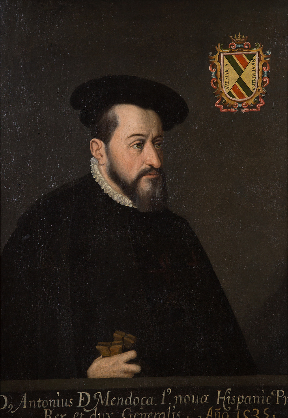 Retrato de Juan Antonio de Mendoza y Pacheco, primer virrey de Nueva España.