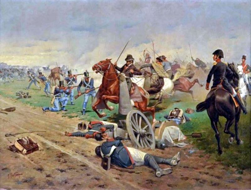 Batalla de Tucumán, pintura al óleo realizada por el artista español Francisco Fortuny.