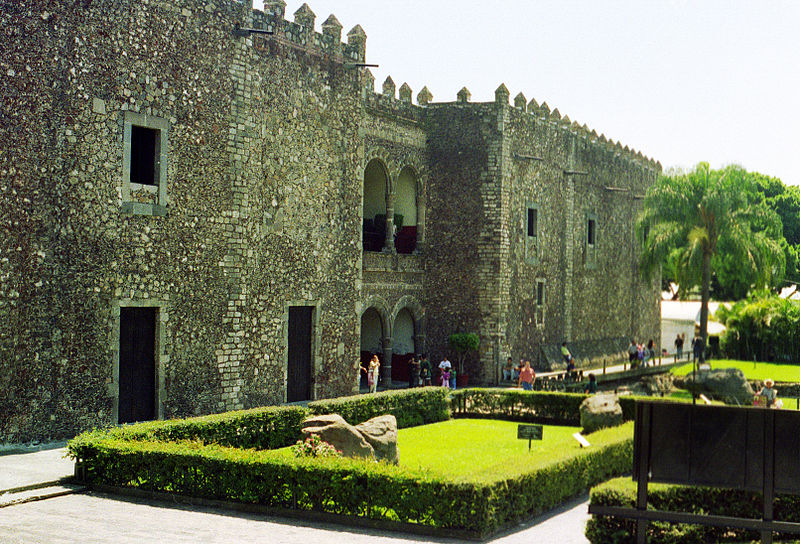 Palacio de Hernán Cortés en Cuernavaca, México.
