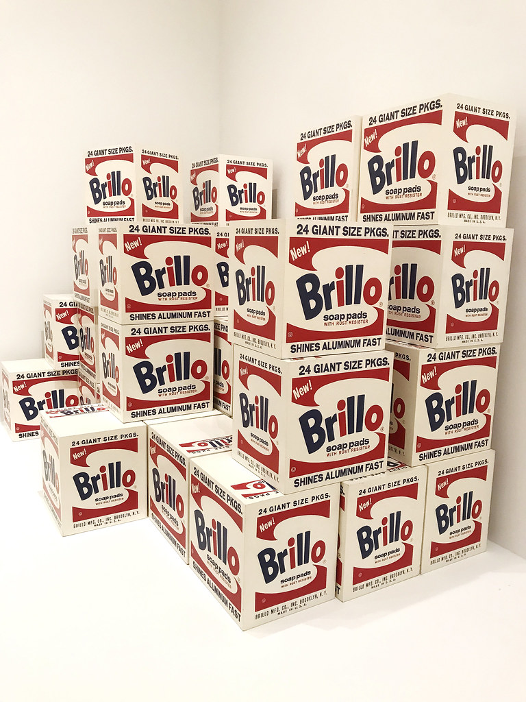 Brillo Box, esculturas de acrílico de Andy Warhol de 1964.