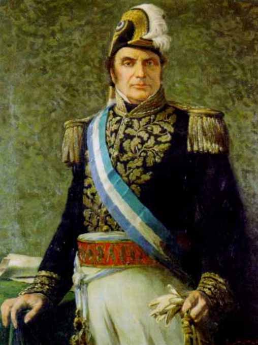 Retrato de Justo José de Urquiza, óleo de Luis de Servi.