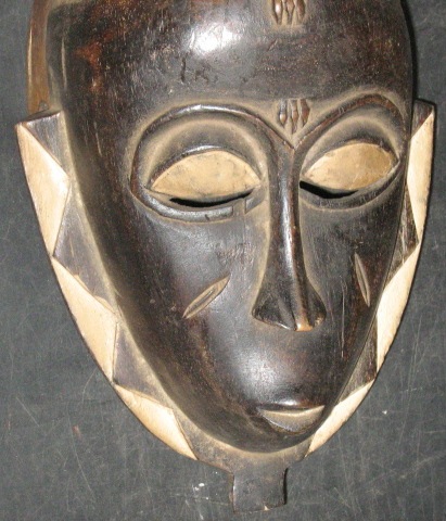 Máscara Baoulé de la región Bouaké, Costa de Marfil.