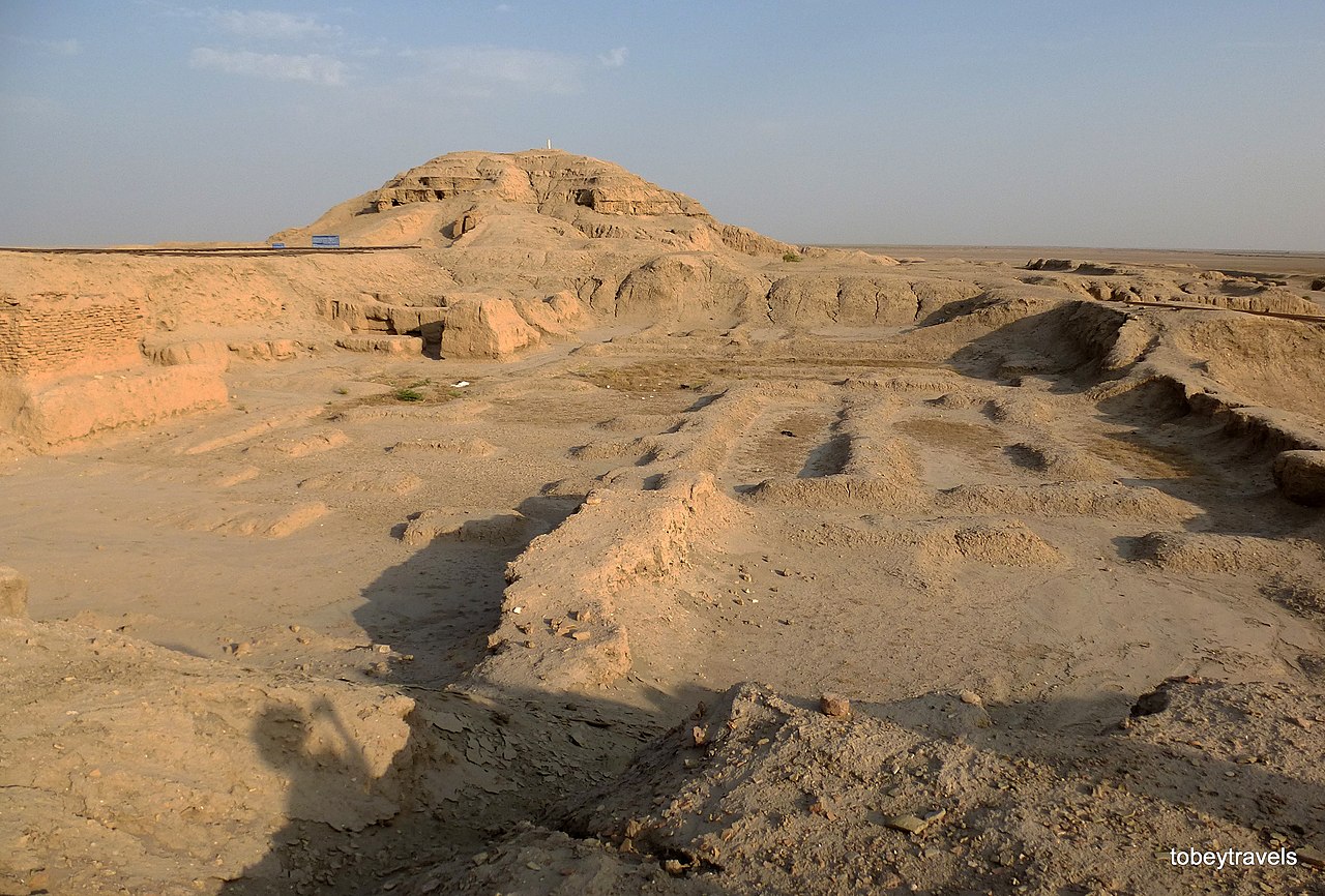 Imagen del yacimiento de la ciudad de Uruk, la primera gran urbe sumeria.
