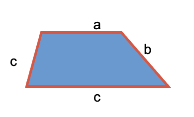 Perímetro del triángulo escaleno.