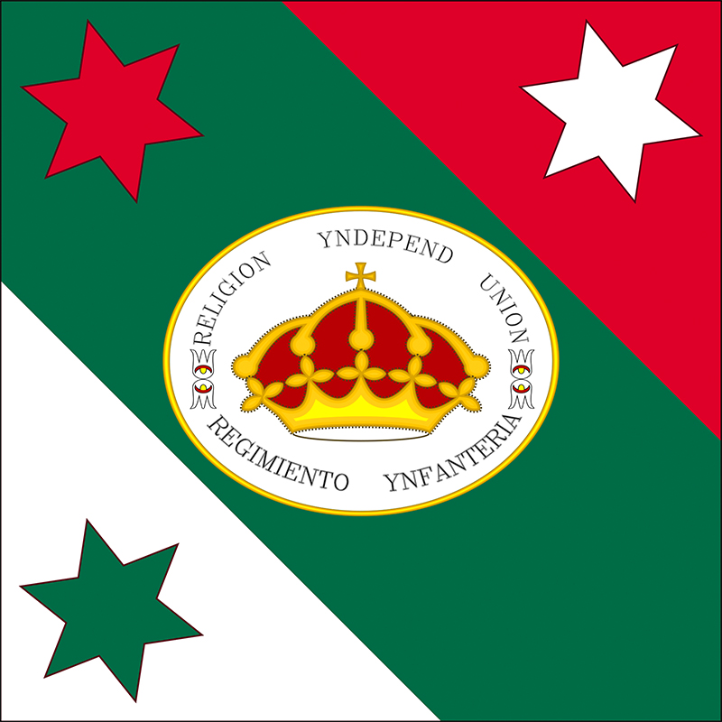 Bandera del Ejército Trigarante.