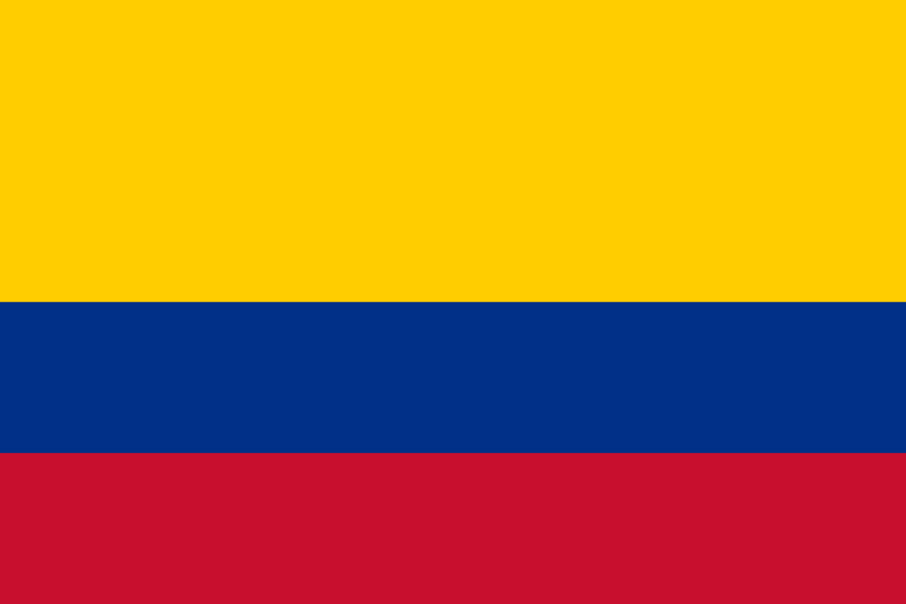 Actual bandera de Colombia