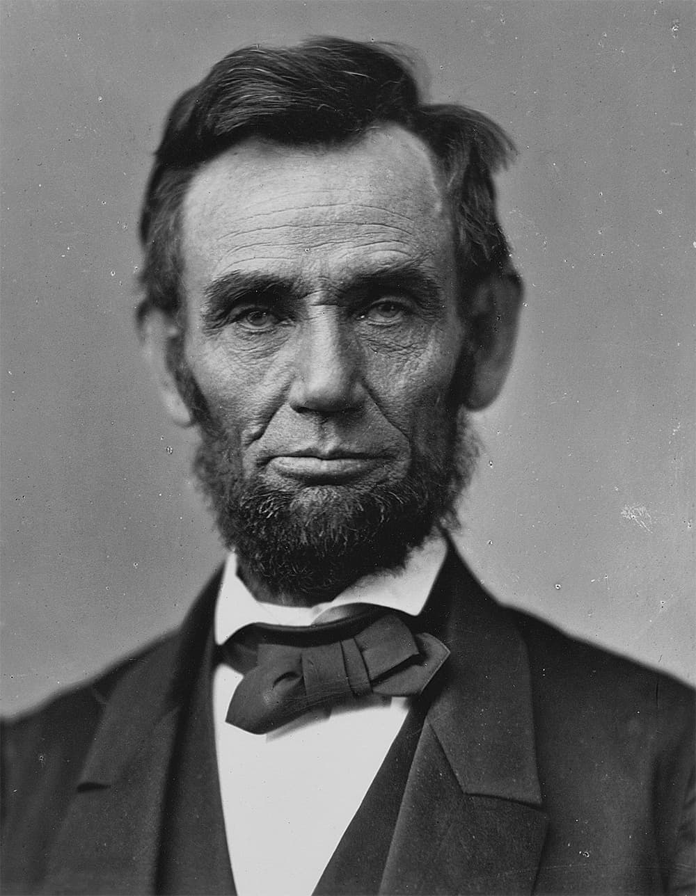 Fotografía de Abraham Lincoln, tomada el 8 de noviembre de 1863, a la edad de 54 años.