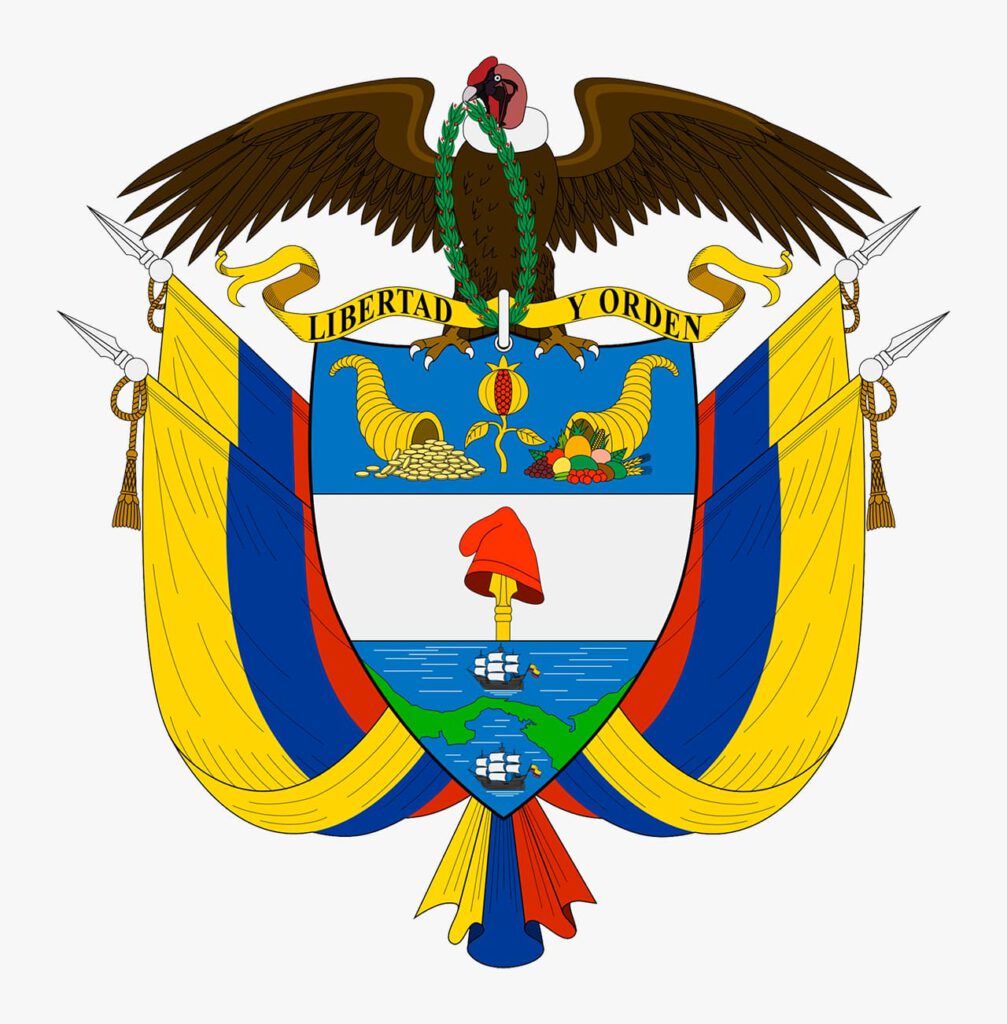 Diseño actual del Escudo de Colombia
