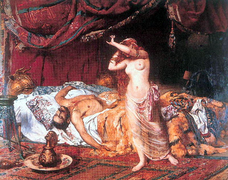 La muerte de Atila, pintura realizada en el siglo XIX por el artista húngaro Ferenc Paczka.