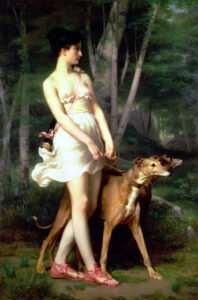 Gaston Casimir Saint-Pierre, Diana, la cazadora, siglo XIX.