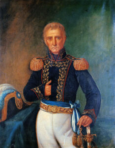 Retrato de Cornelio Saavedra de B. Marcel, c. 1865.