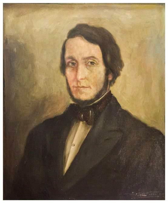 Retrato de Juan Bautista Alberdi realizado en 1938 por la pintora argentina Susana Neder. Forma parte de la Colección del Congreso de la Nación.