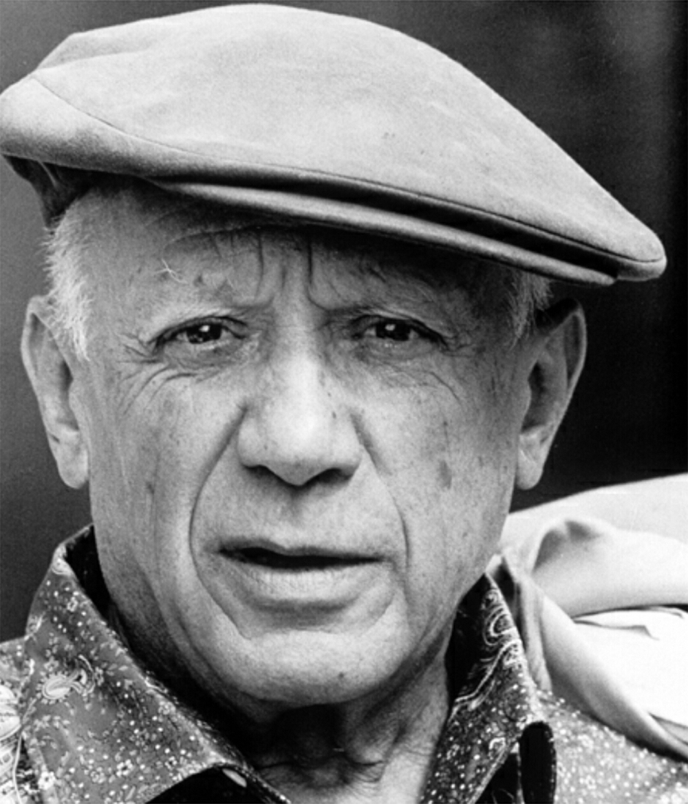 Fotografía de Pablo Picasso en 1962.